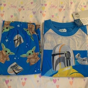 Star Wars 2-piece pj set size 10/12